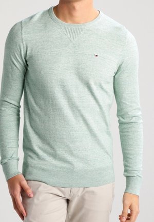 Jersey de punto - mottled light green
