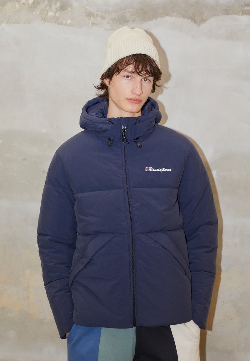 Champion Rochester HOODED Winter jacket dark blue Zalando.de