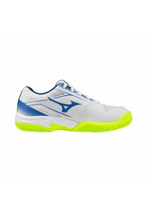 Mizuno, BREAK SHOT 5 - SANDPLATZCOURT TENNISSCHUH - da tennis per terra battuta - white dazzling blue lightning yellow