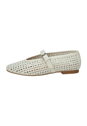 MAIA FLAT - Ballerine con cinturino - off white