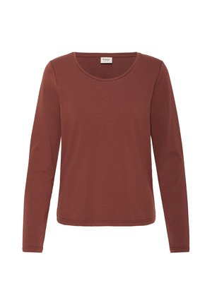 Fransa, FRCLEA TEE 1 - T-shirt à manches longues - rum raisin