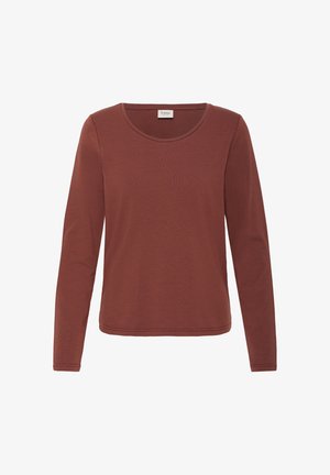 Fransa, FRCLEA TEE 1 - Longsleeve - rum raisin