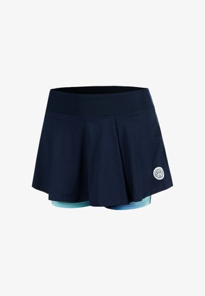 BIDI BADU, ROCK SPECTRUM PRINTED WAVY SKORT - Falda de deporte - dark blue blue aqua