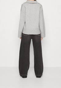 Gina Tricot Stickad tröja - mottled grey