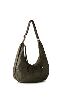 Borbonese FOLD HOBO MEDIUM - Handtasche - military green