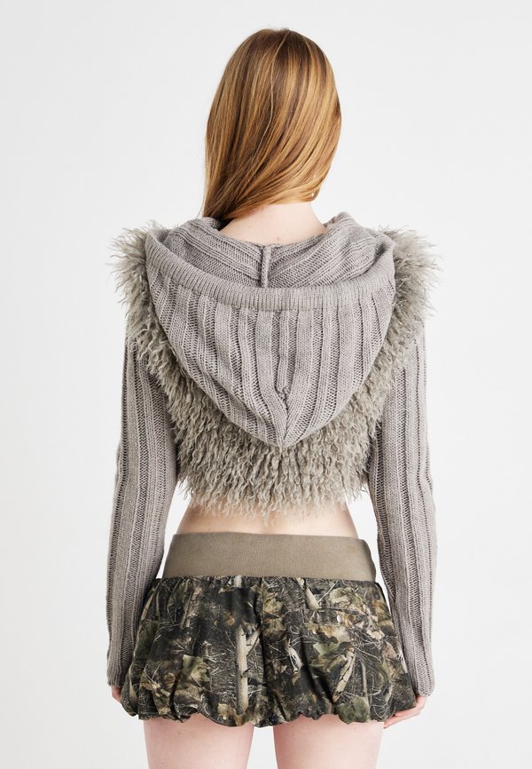 MONGOLIAN SHRUG - Cardigan - beige4