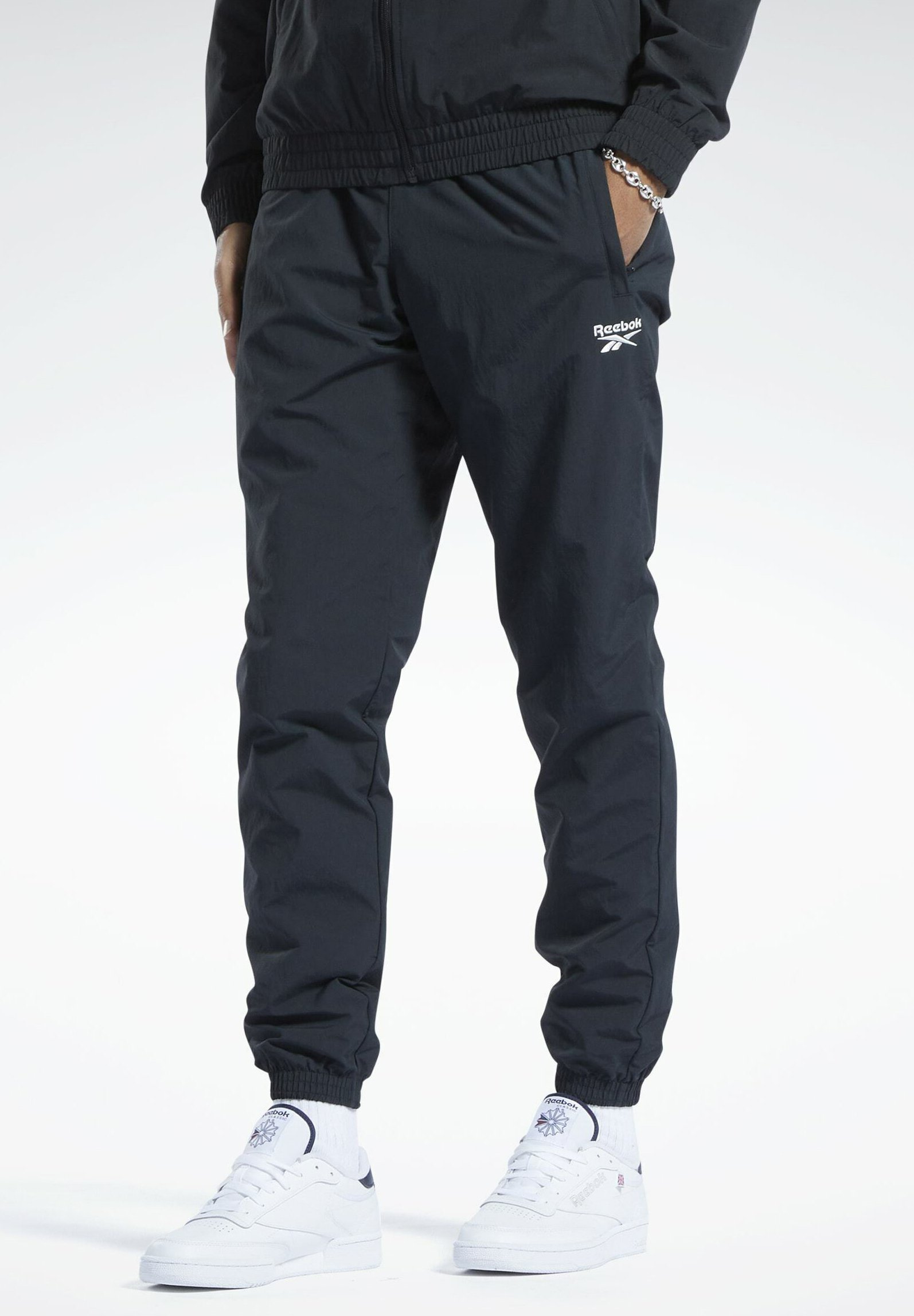 Reebok Classic VECTOR - Tracksuit bottoms - black 