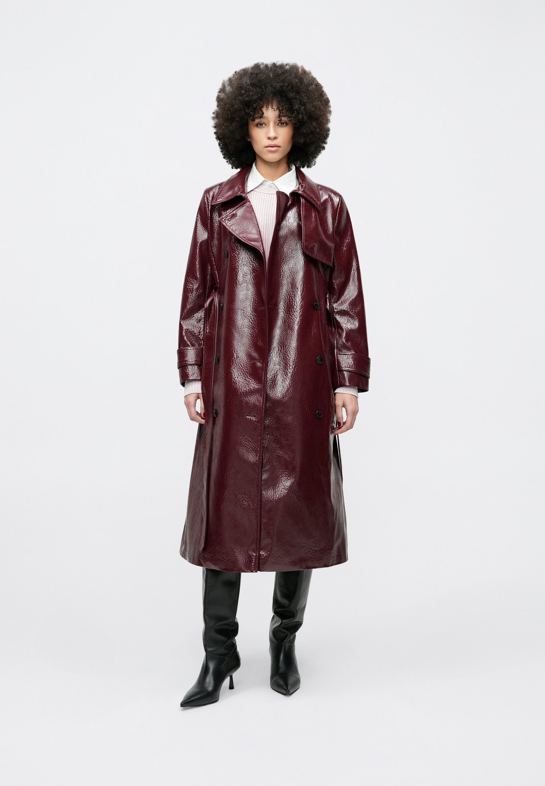 【美品】NANGA×DOORS INNER DOWN BURGUNDY HUGO MISANDO - Trenchcoat - dark purple - Zalando.co.uk