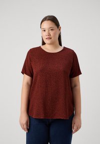 ONLY Carmakoma CARVICA LIFE NOOS - Bluse - burnt henna