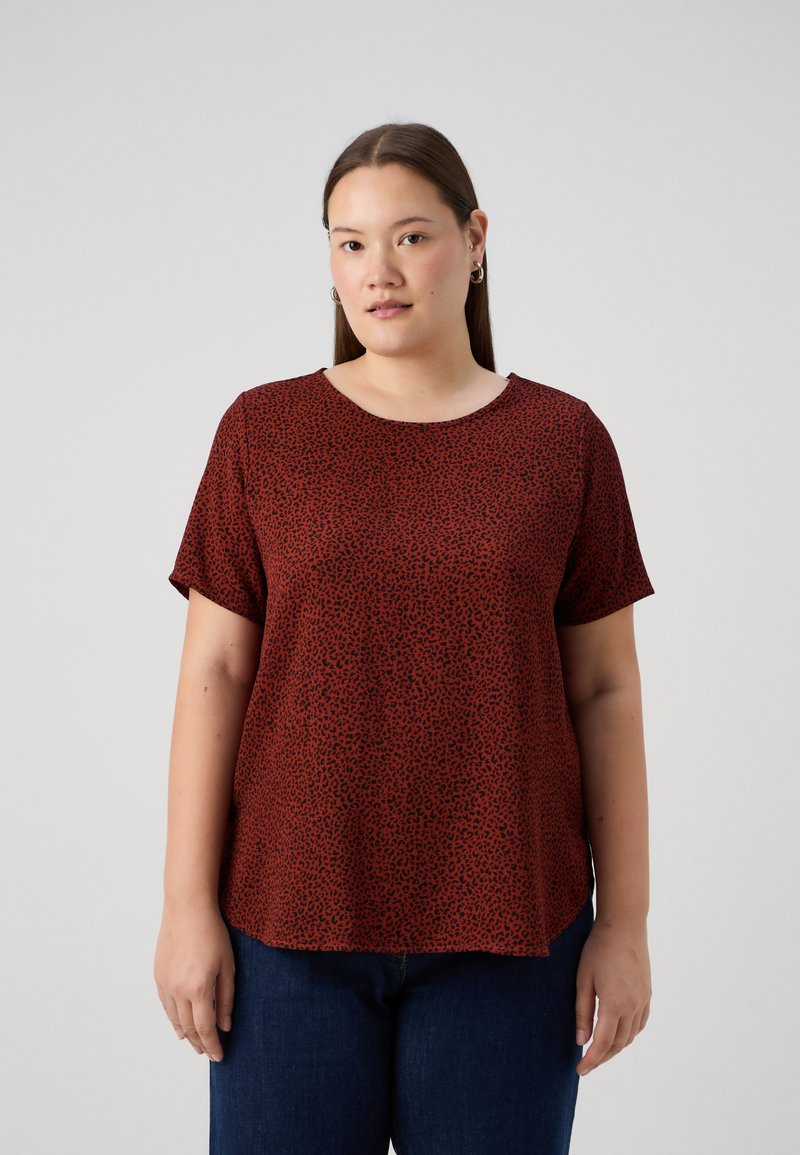 ONLY Carmakoma CARVICA LIFE NOOS - Bluse - burnt henna
