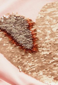 Next SEQUIN HEART STANDARD - Top s dlhým rukávom - pink gold