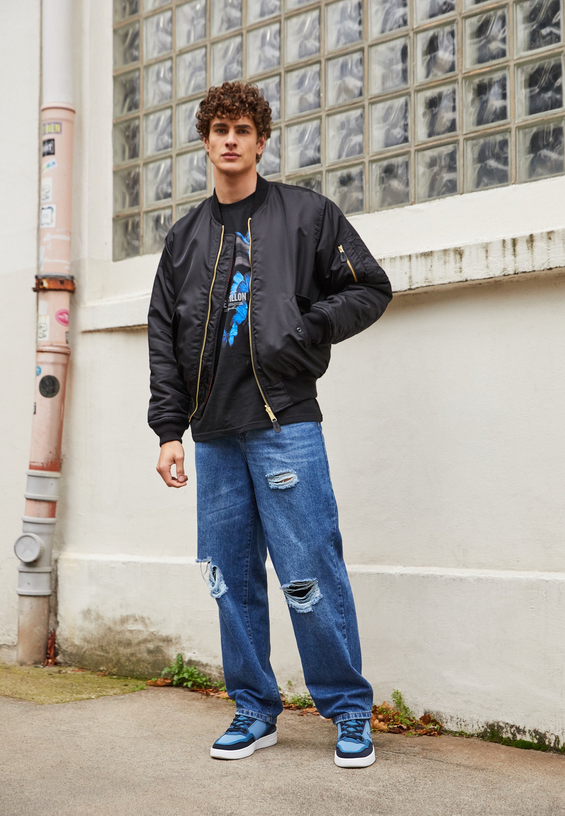 Brandit Bomberjacks - navy/donkerblauw