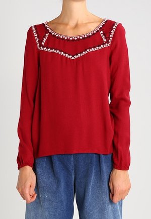 Blouse - dark red