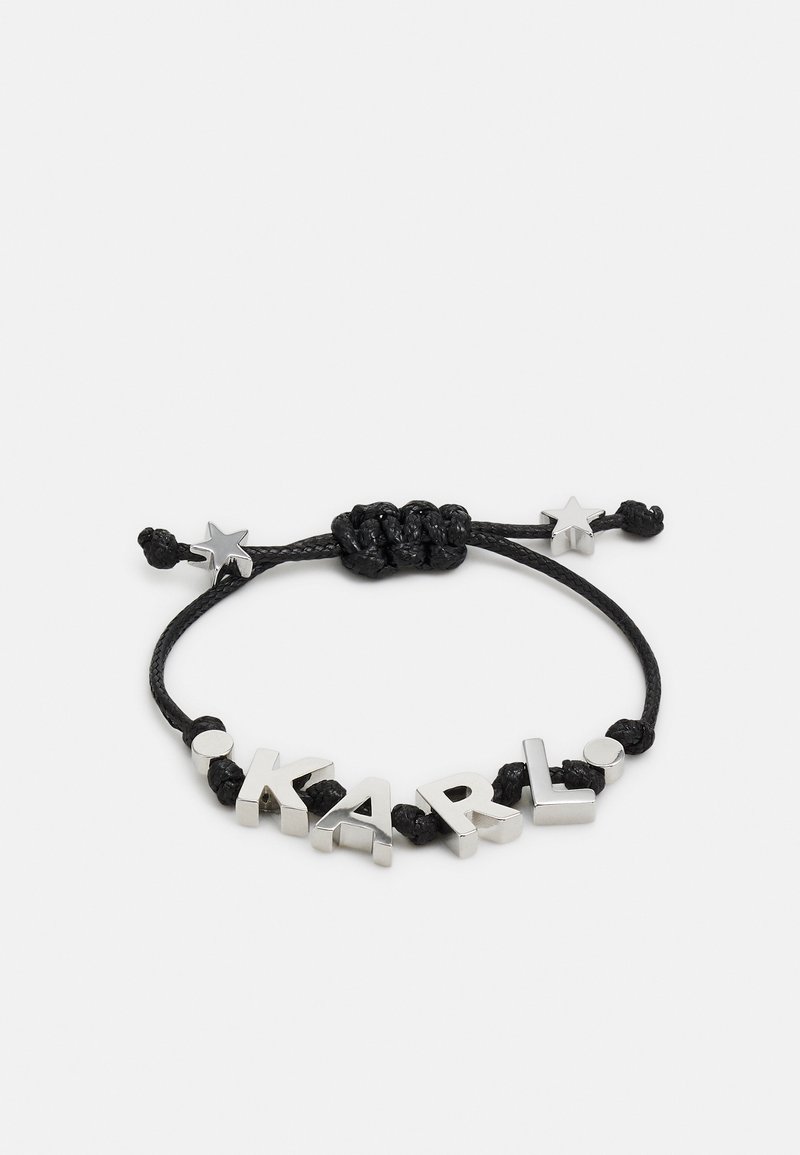 KARL LAGERFELD SUMMER WOVEN LETTERS - Pulsera - black/negro - Zalando.es