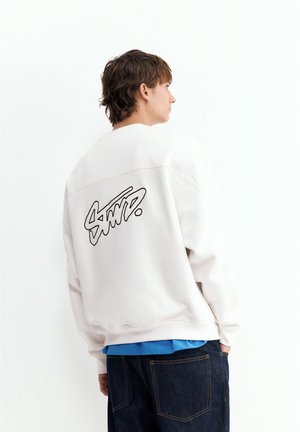 PULL&BEAR STWD BOXY - SWEATSHIRT - Sweatshirt - white