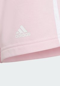 adidas Performance ESSENTIALS 3-STRIPES - Pantaloncini sportivi - clear pink   white