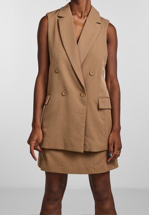 Waistcoat - light brown