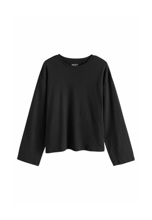 Next, REGULAR FIT - CREW NECK LONG SLEEVE TOP - Long sleeved top - black