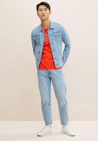 TOM TAILOR Print T-shirt - grenadine red