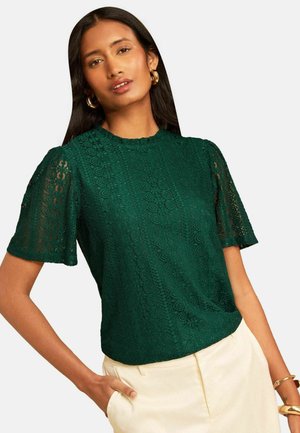 Love & Roses, REGULAR FIT - ALL OVER LACE TOP - Bluse - teal blue