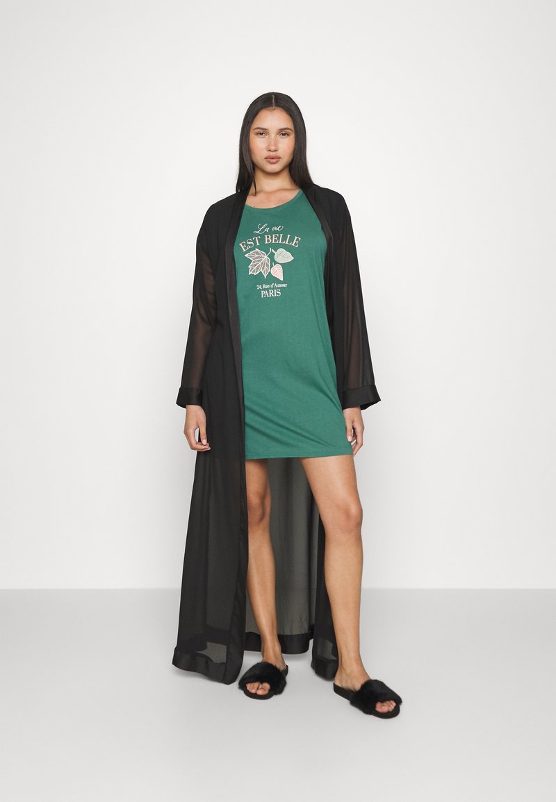 LASCANA Nachtjapon groen