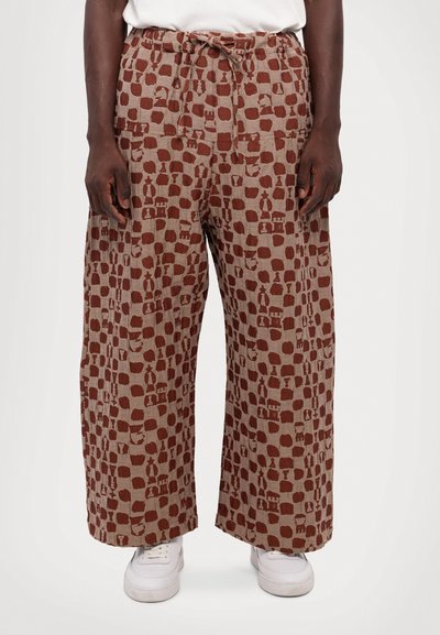 Henrik Vibskov ECLIPSE PANTS UNISEX - Püksid - beige/orange