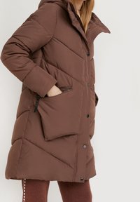 Finn Flare Zimní kabát - dark brown