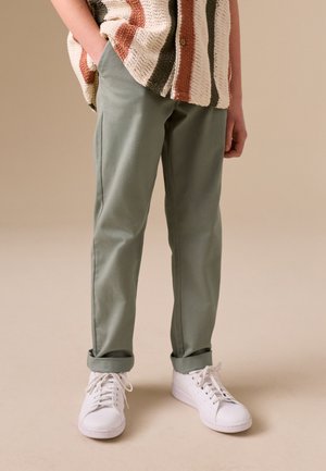 Next, NEXT STRETCH CHINO TROUSERS (3-17YRS) - Pantaloni - sage green