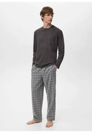 MIT KAROMUSTER SET - Conjunto de pijama - grau