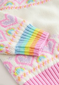 Little Bird REGULAR FIT - PASTEL FAIRISLE KNITTED FAMILY CHRISTMAS - Trui - white