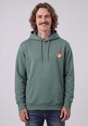 watapparel, GARTENZWERG UNISEX - Kapuzenpullover - green bay