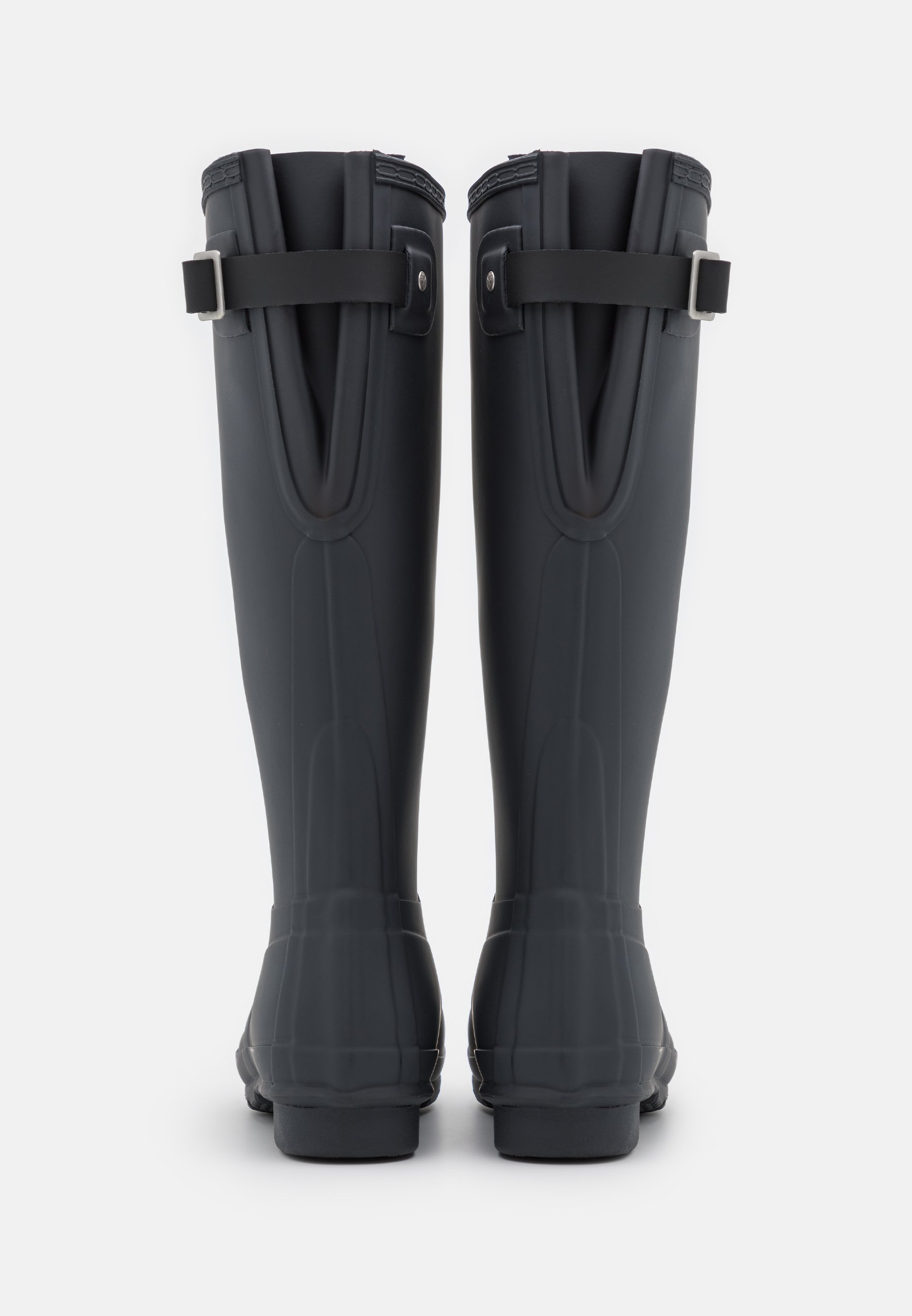 Hunter ORIGINAL WOMENS BACK ADJUSTABLE - Botas de agua - black  ice/black/negro - Zalando.es