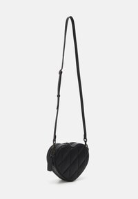 COACH QUILTED HEART  - Torba čez telo - black