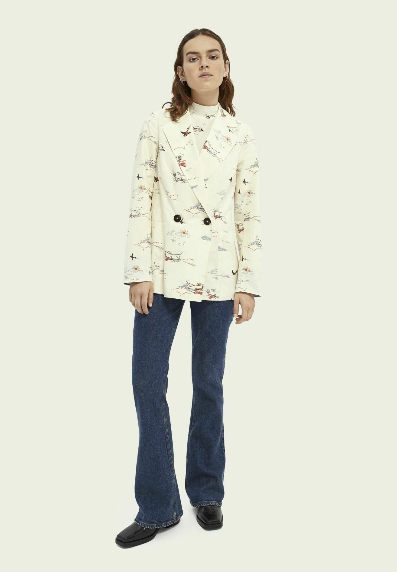 Damen PRINTED DOUBLEBREASTED - Kurzmantel Damen PRINTED DOUBLEBREASTED - Kurzmantel