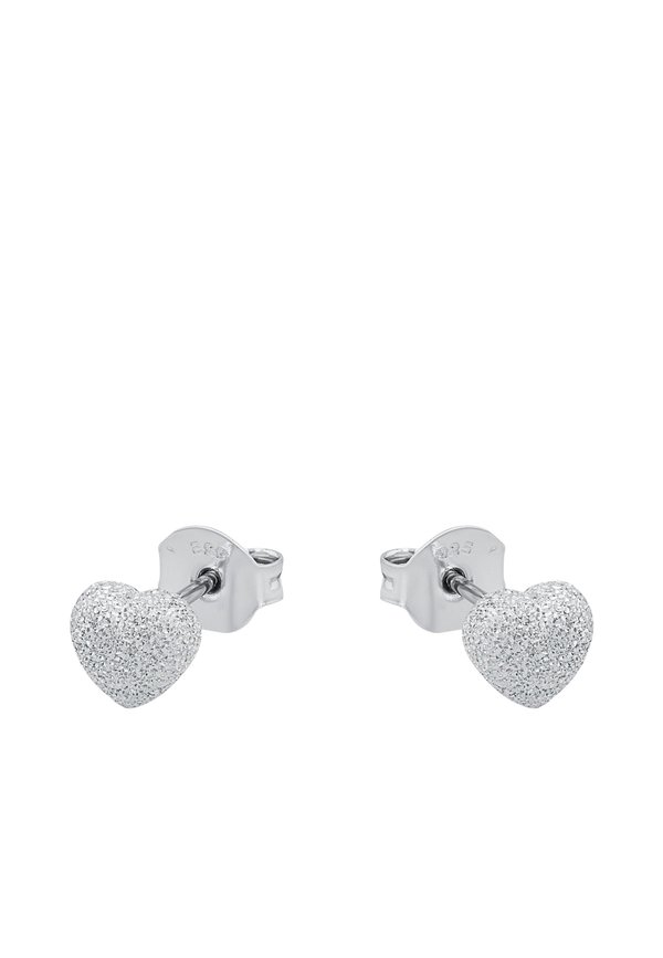 HEART – Ohrringe – silberfarben