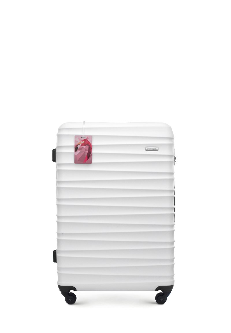 WITTCHEN LARGE SUITCASE WITH LUGGAGE TAG FROM ABS - Trolley - white