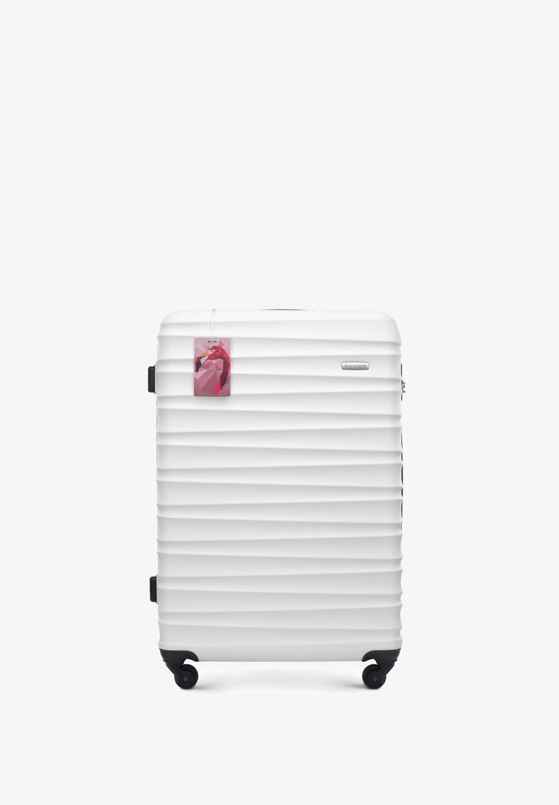 WITTCHEN LARGE SUITCASE WITH LUGGAGE TAG FROM ABS - Trolley - white