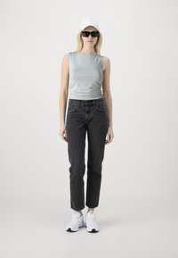 Gina Tricot SOFT TOUCH BOATNECK TOP - Top - iron