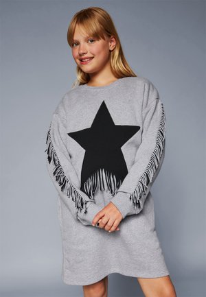 DRESS - Robe de jour - grigio medio melange