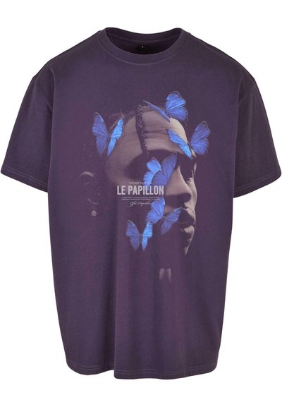 MT Upscale Mister Tee Vive La Liberté - Maglietta Oversize Uomo In Cotone Tinta Unita Taglia L/Plus Tall - 4
