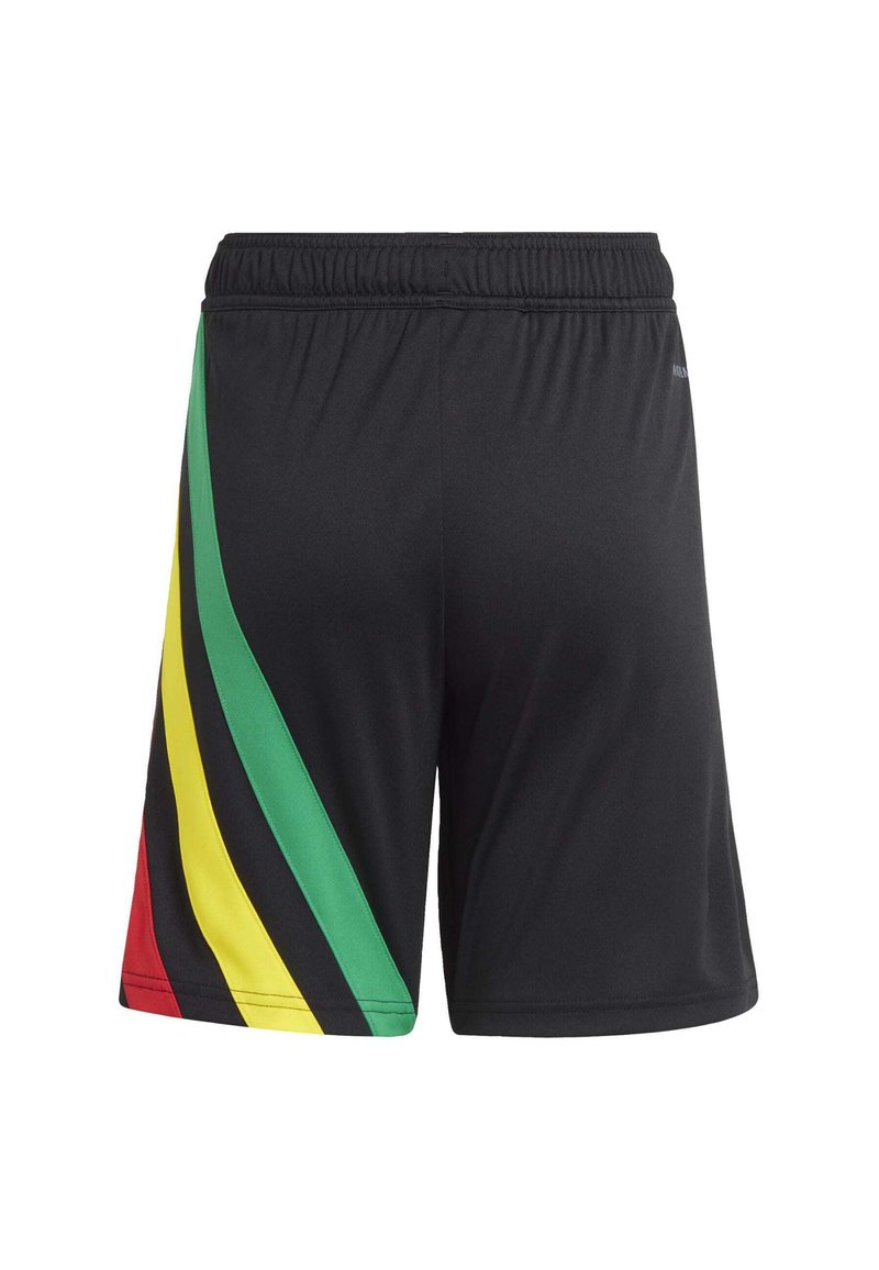 black and green adidas shorts