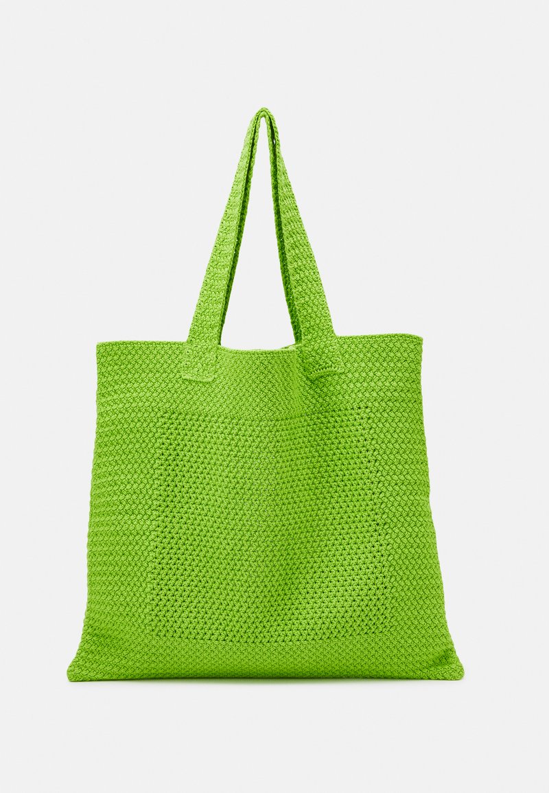 AGR HARMONY CROCHET BEACH BAG Tote bag cotton green/green