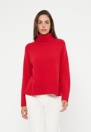 Anna Field by Zalando, WOOL COTTON TURTLENECK JUMPER - Pullover - red