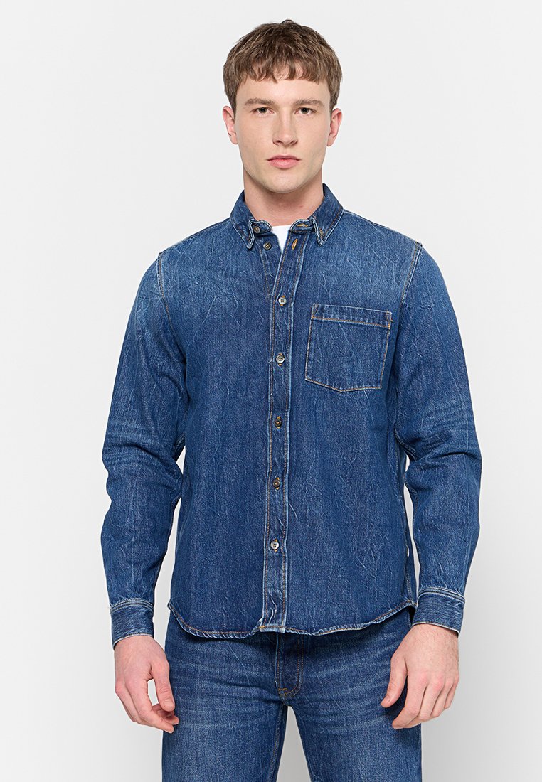 WOOD WOOD Overhemd blauw