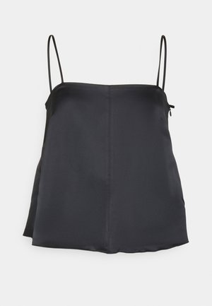 House of Dagmar SHINY STRAP TOP - Μπλούζα - dark navy