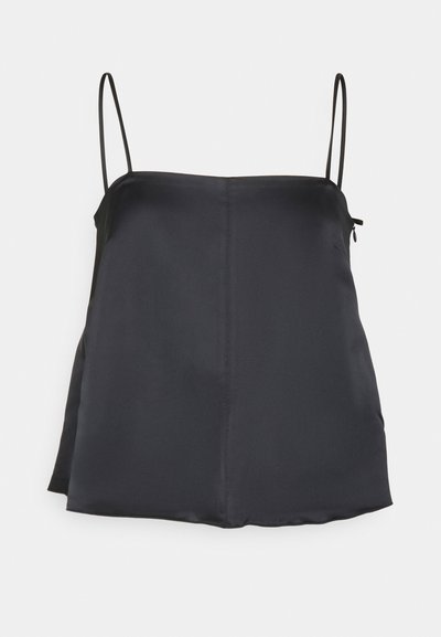 House of Dagmar SHINY STRAP TOP - Μπλούζα - dark navy