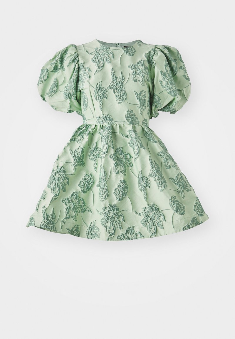slim fit dress slacks Island Green Jacquard Mini Dress