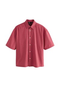 REGULAR FIT - EDIT GRID CHECK SHORT SLEEVE - Camicia - red