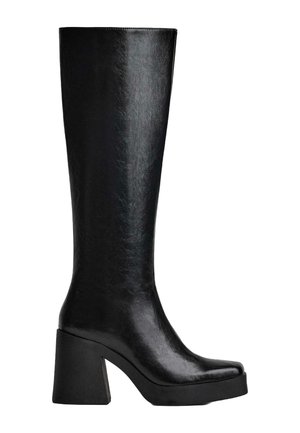 Čizme s platformom - black