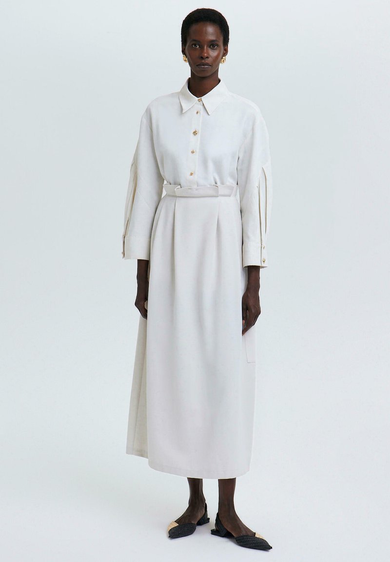 Touché Privé A-lijn rok beige Touché Privé A-lijn rok beige